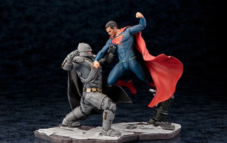 Kotobukiya ARTFX+ Batman vs Superman Dawn of Justice Diorama Figure w/Box NIB