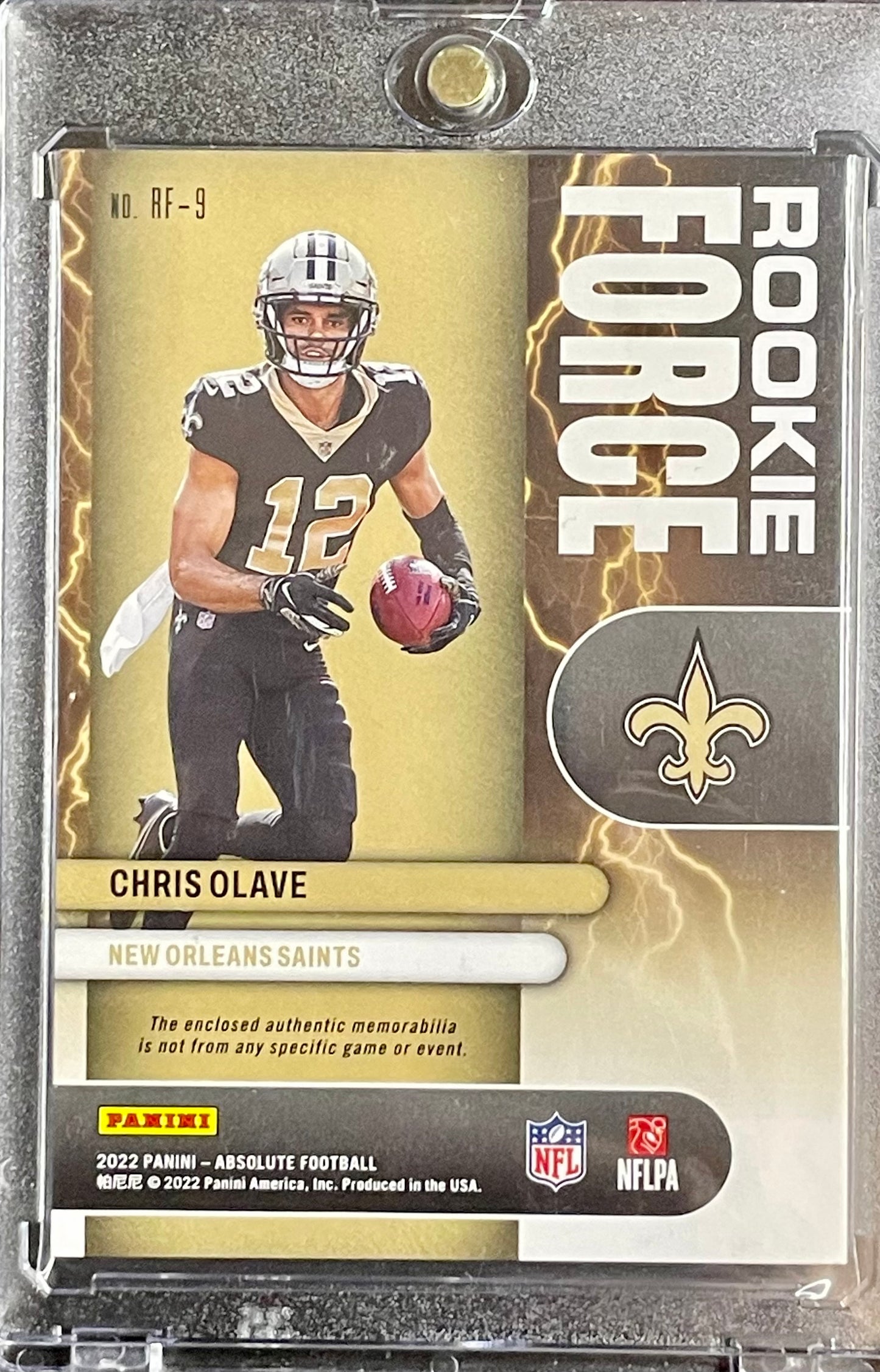 Chris Olave Patch Card